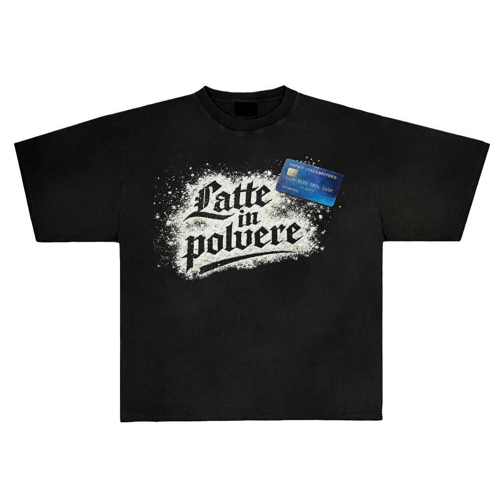 PAPA V LATTE IN POLVERE TEE